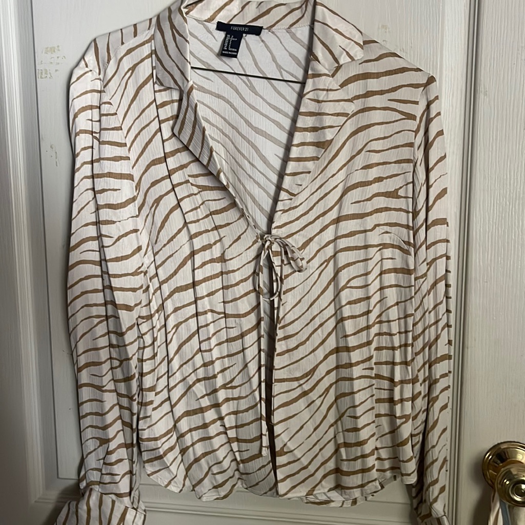 Zebra Pattern Blouse